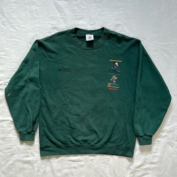 Vintage Asics Green 1999 Disney/Ronald McDonald crewneck, size medium - Picture 1 of 11